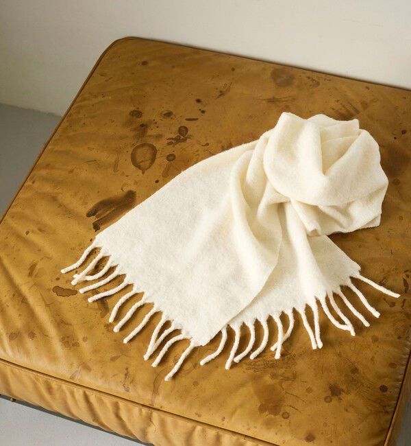 UNITED ARROWS green label relaxing「バルキーマフラー / ストール」|マフラー|OFF WHITE