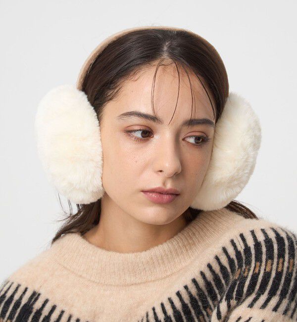 UNITED ARROWS green label relaxing「フェイクファー イヤマフ / イヤーマフ」|キャップ・キャスケット|