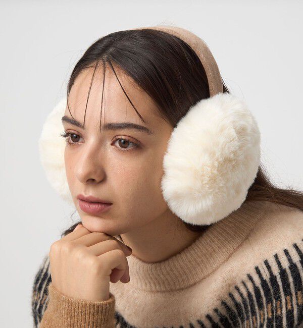 UNITED ARROWS green label relaxing「フェイクファー イヤマフ / イヤーマフ」|キャップ・キャスケット|