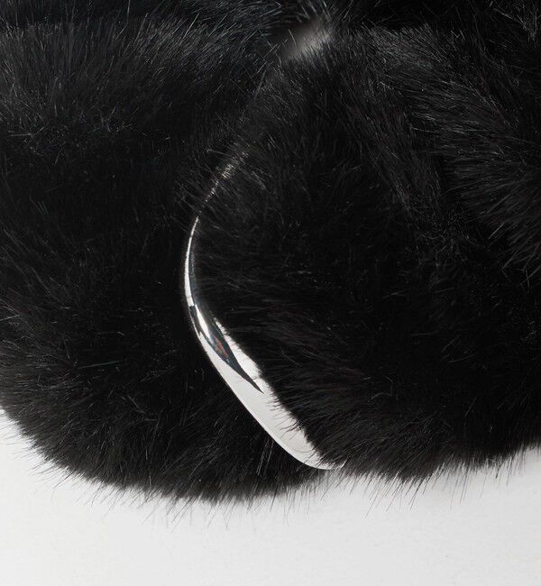 UNITED ARROWS green label relaxing「フェイクファー メタルリング シュシュ」|ヘアゴム・シュシュ|