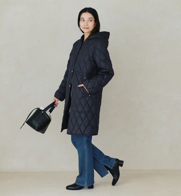 UNITED ARROWS green label relaxing「キルティング ライト ダウン コート 撥水」|ダウン|