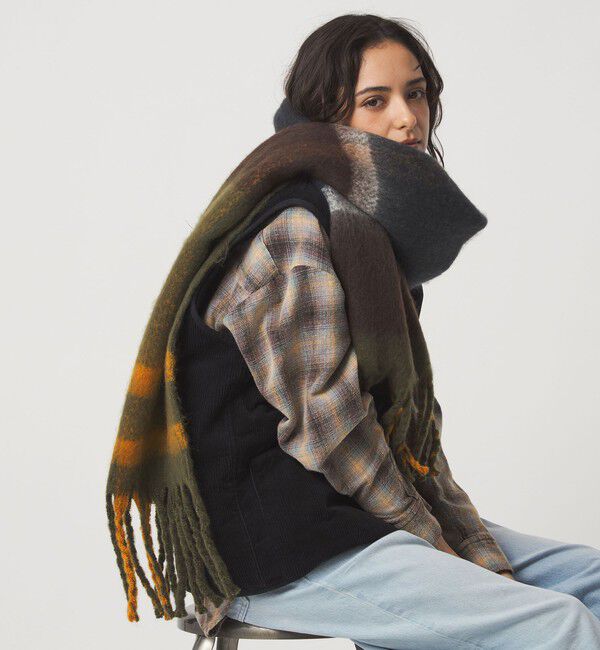 UNITED ARROWS green label relaxing「＜Barbour＞タータンチェック マフラー」|マフラー|OLIVE