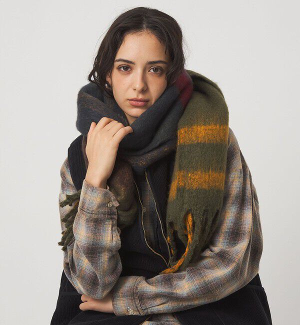 UNITED ARROWS green label relaxing「＜Barbour＞タータンチェック マフラー」|マフラー|