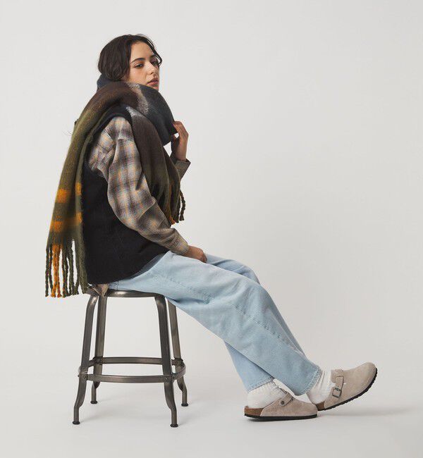 UNITED ARROWS green label relaxing「＜Barbour＞タータンチェック マフラー」|マフラー|