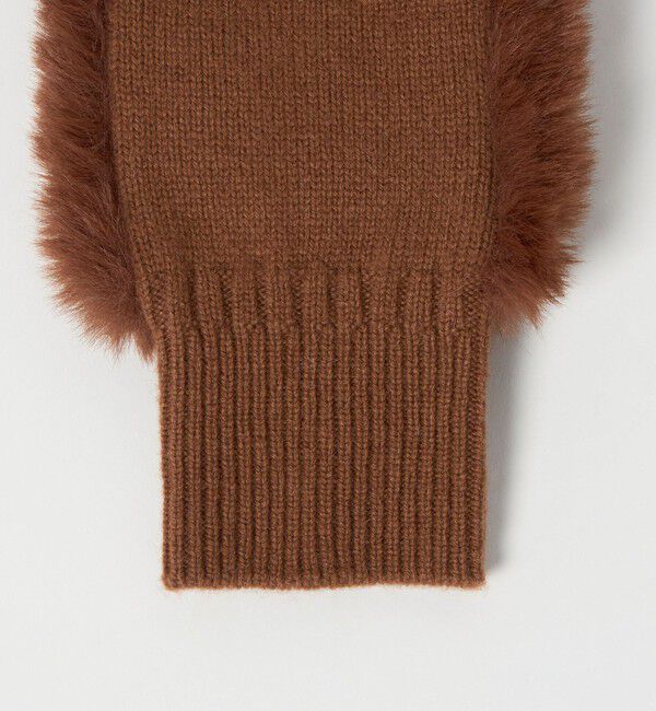 UNITED ARROWS green label relaxing「＜VINCENT PRADIER＞ファーライク グローブ」|手袋|