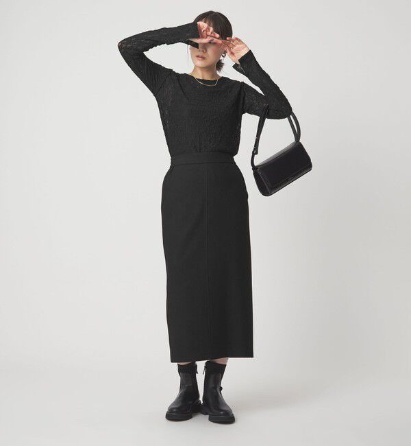 UNITED ARROWS green label relaxing「シアー レース プルオーバー カットソー」|Tシャツ・カットソー|