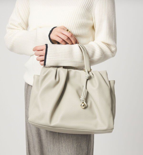 UNITED ARROWS green label relaxing「タック トートバッグ」|ショルダー・メッセンジャー|OFF WHITE