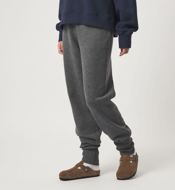 UNITED ARROWS green label relaxing「【WEB限定】＜at ease＞ジョグ ニット パンツ ウォッシャブル」|その他|DK.GRAY