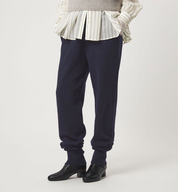 UNITED ARROWS green label relaxing「【WEB限定】＜at ease＞ジョグ ニット パンツ ウォッシャブル」|その他|