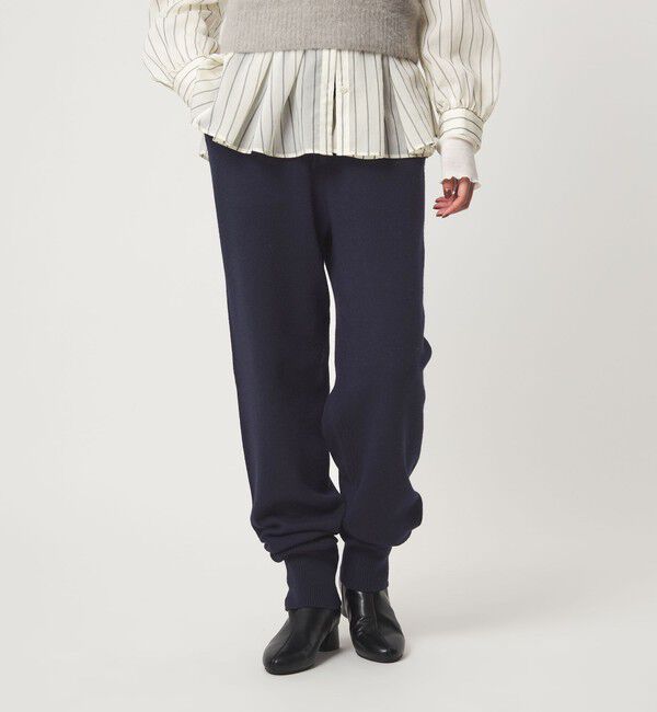 UNITED ARROWS green label relaxing「【WEB限定】＜at ease＞ジョグ ニット パンツ ウォッシャブル」|その他|