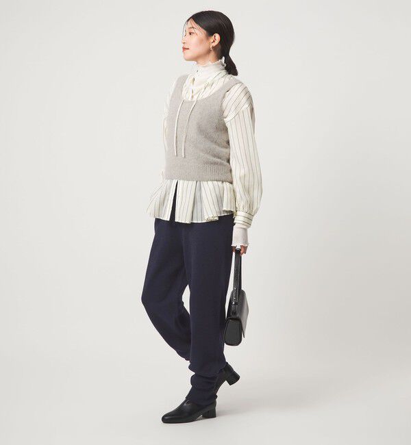 UNITED ARROWS green label relaxing「【WEB限定】＜at ease＞ジョグ ニット パンツ ウォッシャブル」|その他|