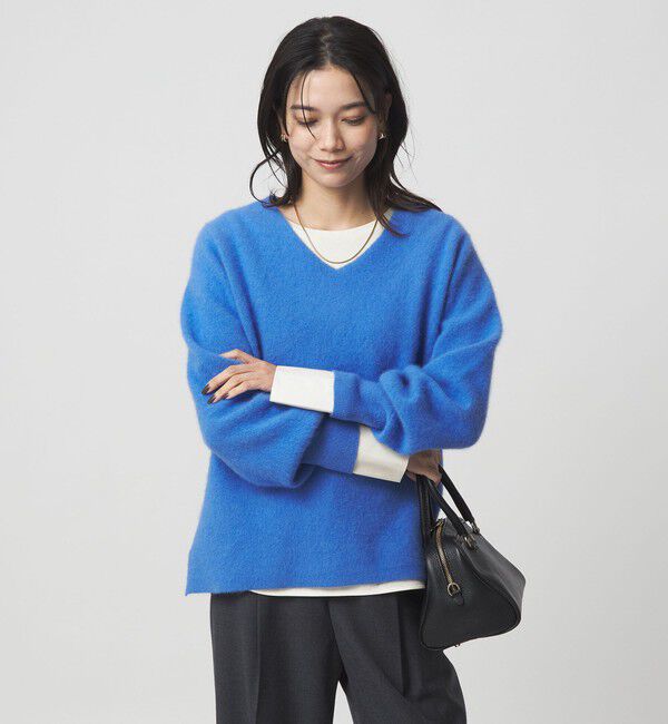 UNITED ARROWS green label relaxing「ドッキング カフス ロングスリーブ プルオーバー カットソー」|Tシャツ・カットソー|