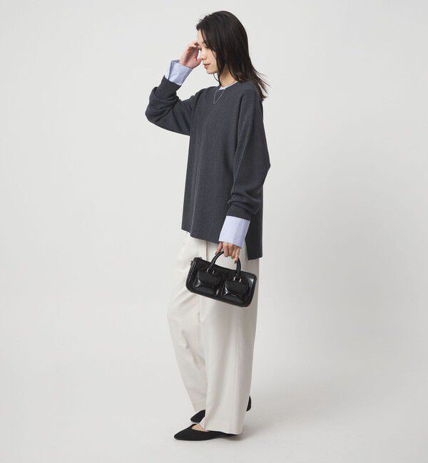 UNITED ARROWS green label relaxing「ドッキング カフス ロングスリーブ プルオーバー カットソー」|Tシャツ・カットソー|