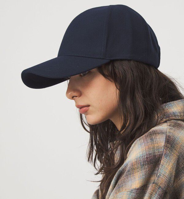 UNITED ARROWS green label relaxing「起毛ピーチ バイザー キャップ / 帽子 UVカット」|キャップ・キャスケット|