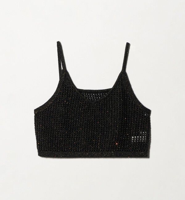 UNITED ARROWS green label relaxing「スパンコール ニット 2WAY キャミソール ウォッシャブル」|ベスト・ジレ|