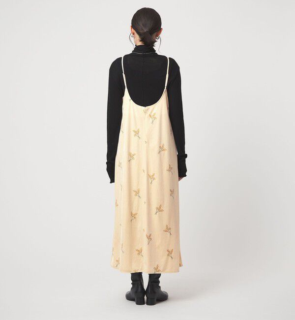 UNITED ARROWS green label relaxing「ベロア シシュウ キャミソール ワンピース」|ワンピース|