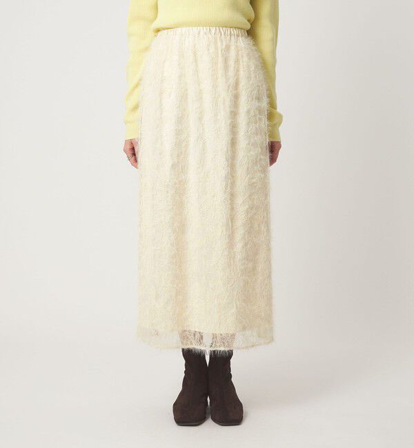 UNITED ARROWS green label relaxing「シアー レース ギャザー スカート」|スカート|