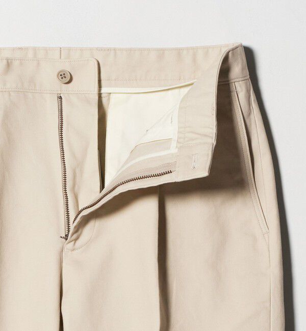 UNITED ARROWS green label relaxing「DC コットン 1プリーツ ストレート ドレスチノ パンツ」|スラックス|