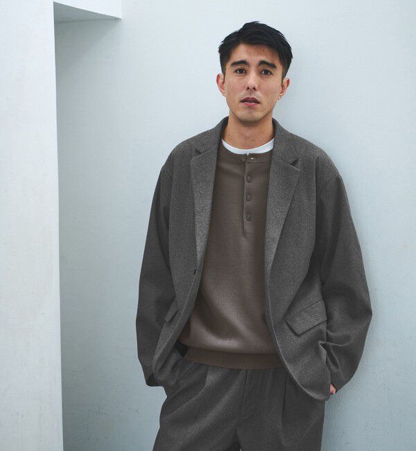 UNITED ARROWS green label relaxing「WONDER CLOTH カジュアル ジャケット -ストレッチ-」|テーラードジャケット|MD.GRAY