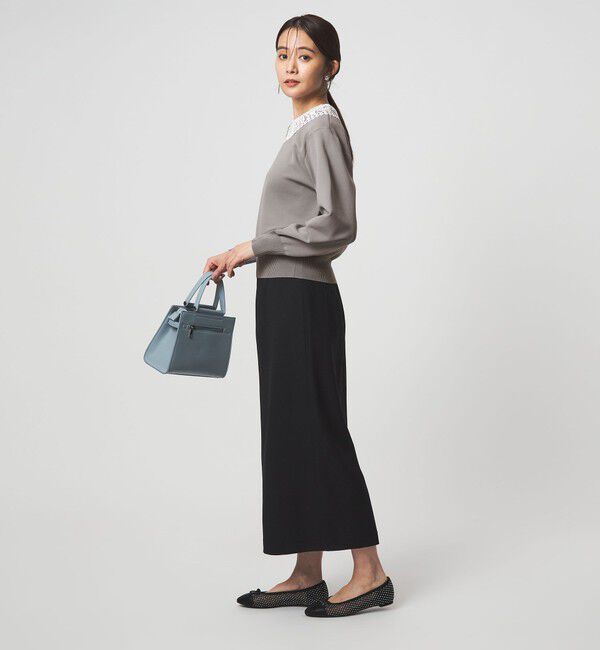 UNITED ARROWS green label relaxing「【WEB限定】エリレース 2WAY ニット プルオーバー ウォッシャブル」|ニット・セーター|