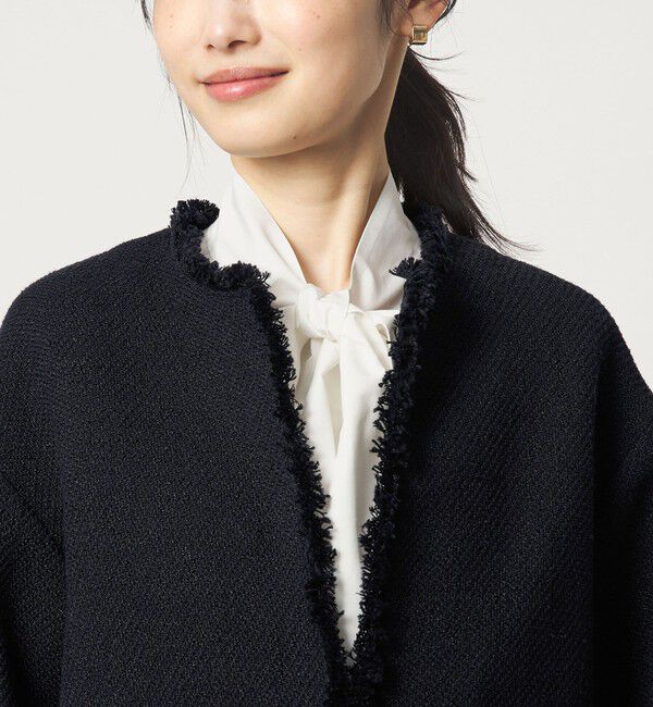 UNITED ARROWS green label relaxing「［size SHORTあり］ボウタイ ギャザー ブラウス」|シャツ・ブラウス|