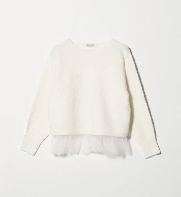 UNITED ARROWS green label relaxing「ニット &times; チュール キャミソール プルオーバー セット」|ニット・セーター|