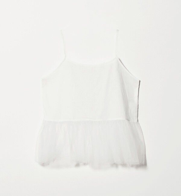 UNITED ARROWS green label relaxing「ニット &times; チュール キャミソール プルオーバー セット」|ニット・セーター|