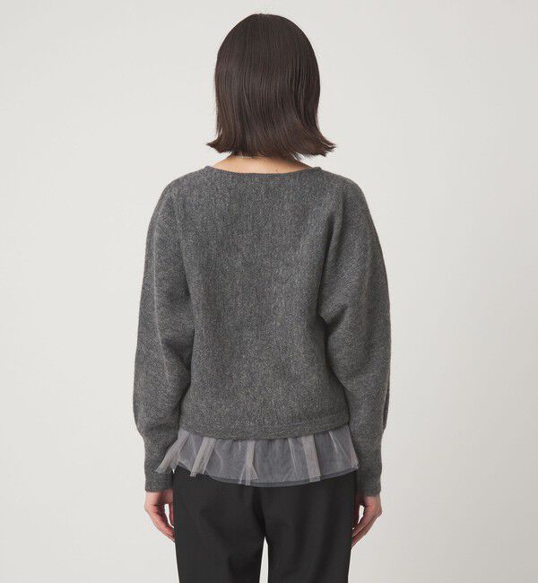 UNITED ARROWS green label relaxing「ニット &times; チュール キャミソール プルオーバー セット」|ニット・セーター|