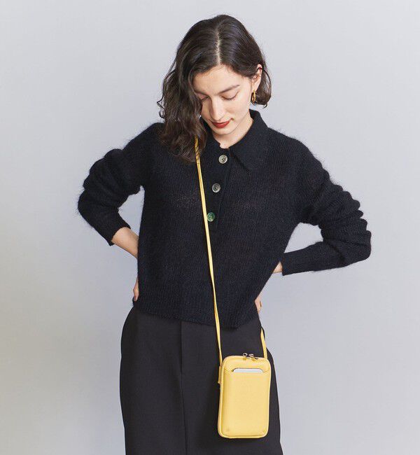 BEAUTY&YOUTH UNITED ARROWS「レザー ジップスリム ウォレットショルダー」|ショルダー・メッセンジャー|