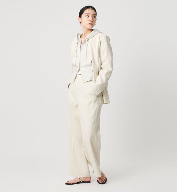 BEAUTY&YOUTH UNITED ARROWS「コットン ショートフロントジップパーカー」|カーディガン|