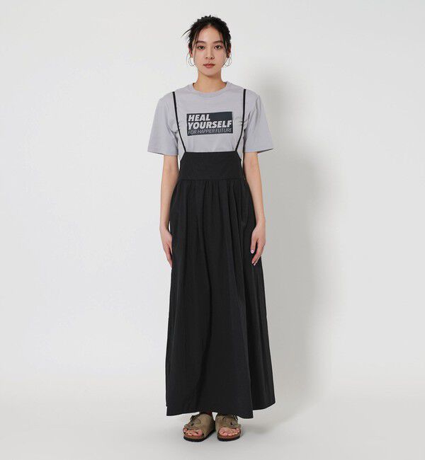 BEAUTY&YOUTH UNITED ARROWS「ナイロンコットン バックホール キャミワンピース -2WAY-」|ワンピース|