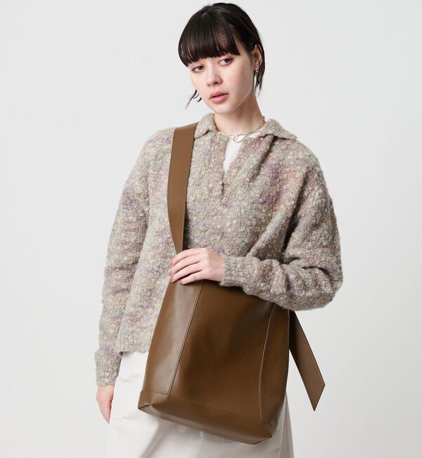 BEAUTY&YOUTH UNITED ARROWS「ソフト ワイドベルト ビッグ ショルダーバッグ 2」|ショルダー・メッセンジャー|MD.BROWN