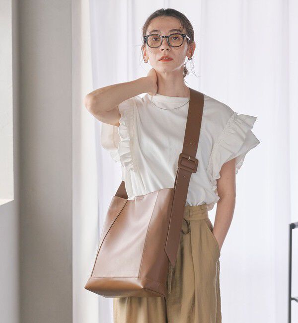 BEAUTY&YOUTH UNITED ARROWS「ソフト ワイドベルト ビッグ ショルダーバッグ 2」|ショルダー・メッセンジャー|