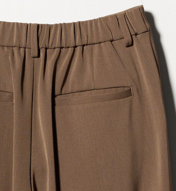 BEAUTY&YOUTH UNITED ARROWS「ポリエステルブレンド ツイルバックゴムパンツ」|スラックス|