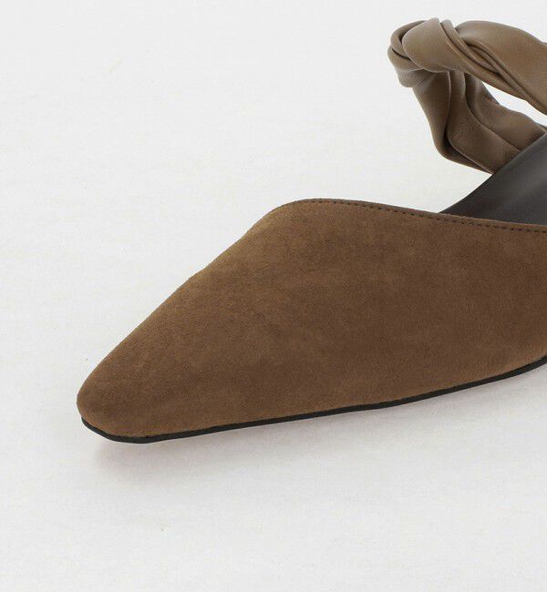 BEAUTY&YOUTH UNITED ARROWS「スエードライク ツイスト ストラップ ミュール」|サンダル|