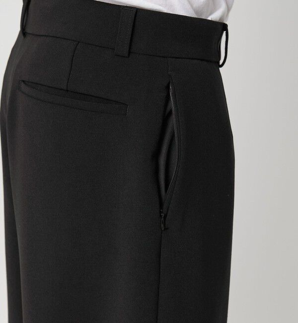 BEAUTY&YOUTH UNITED ARROWS「DUAL PACK 2.0 ワイド オフィサーパンツ -セットアップ対応 ウォッシャブル マルチ機能-」|チノ|