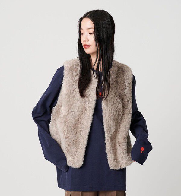 BEAUTY&YOUTH UNITED ARROWS「フェイクファー ベスト」|ベスト・ジレ|