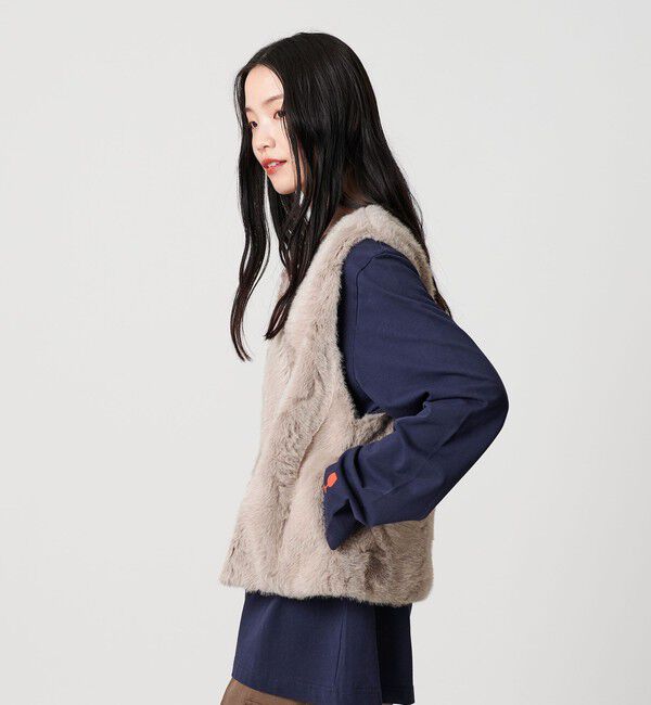 BEAUTY&YOUTH UNITED ARROWS「フェイクファー ベスト」|ベスト・ジレ|