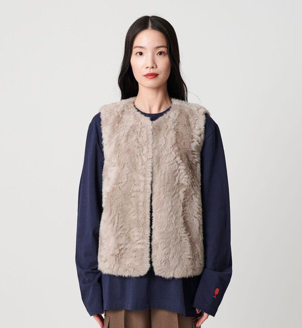 BEAUTY&YOUTH UNITED ARROWS「フェイクファー ベスト」|ベスト・ジレ|