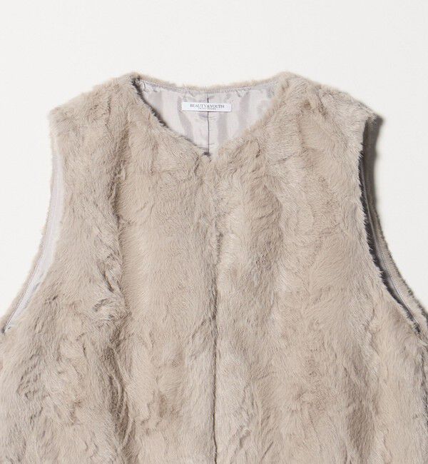 BEAUTY&YOUTH UNITED ARROWS「フェイクファー ベスト」|ベスト・ジレ|
