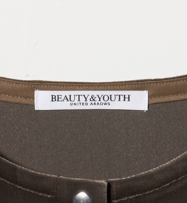 BEAUTY&YOUTH UNITED ARROWS「ベロアコンパクト カーディガン」|カーディガン|