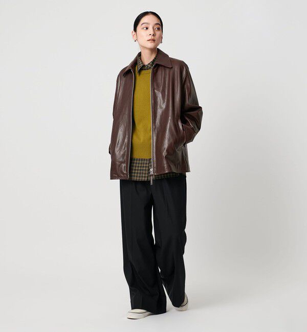 BEAUTY&YOUTH UNITED ARROWS「シープレザー フロントジップ ジャケット」|その他|