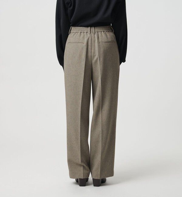 BEAUTY&YOUTH UNITED ARROWS「ポリエステルブレンド バックゴムストレートパンツ」|スラックス|