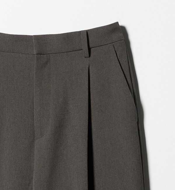 BEAUTY&YOUTH UNITED ARROWS「ポリエステルブレンド バックゴムストレートパンツ」|スラックス|