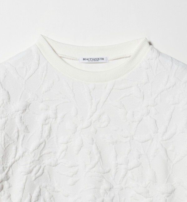 BEAUTY&YOUTH UNITED ARROWS「ボタニカルジャガード プルオーバー」|Tシャツ・カットソー|