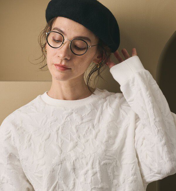 BEAUTY&YOUTH UNITED ARROWS「ボタニカルジャガード プルオーバー」|Tシャツ・カットソー|