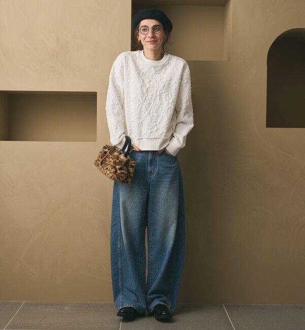 BEAUTY&YOUTH UNITED ARROWS「ボタニカルジャガード プルオーバー」|Tシャツ・カットソー|