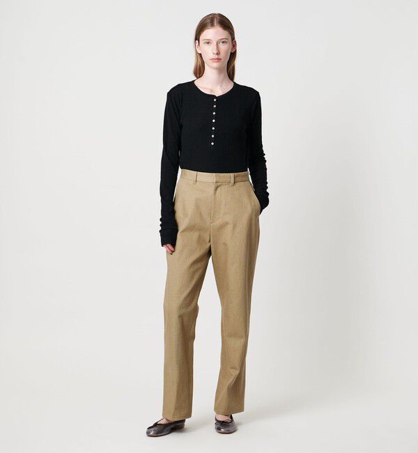 STEVEN ALAN「＜Steven Alan＞ウール リブ ヘンリーネック プルオーバー」|Tシャツ・カットソー|