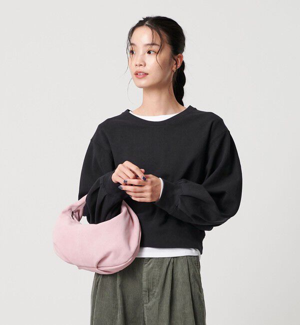 BEAUTY&YOUTH UNITED ARROWS「コットンポリエステルジャガード 袖ボリューム プルオーバー」|Tシャツ・カットソー|DK.GRAY