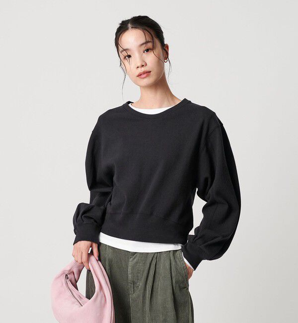 BEAUTY&YOUTH UNITED ARROWS「コットンポリエステルジャガード 袖ボリューム プルオーバー」|Tシャツ・カットソー|